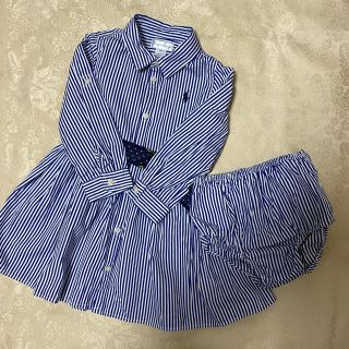 ラルフローレン(Ralph Lauren)のRalph Lauren ラルフローレン　シャツワンピース　85cm(ワンピース)