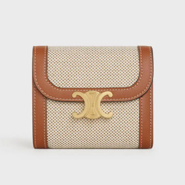 celine - 新品 CELINE トリオンフ スモールフラップウォレット