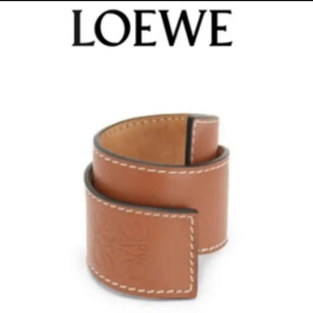 ロエベ LOEWE ストラップブレスレット スモール タン