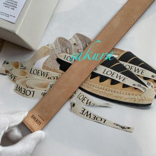 LOEWE - ロエベ LOEWE ストラップブレスレット スモール タンの