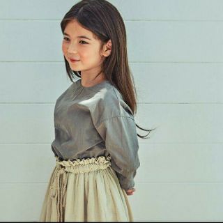 ザラキッズ(ZARA KIDS)の⑥120【未使用】シンプルロングシャツ　韓国子供服(ブラウス)