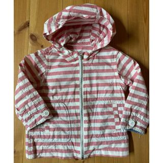 ザラキッズ(ZARA KIDS)のzarababy ザラ　アウター　ブルゾン　ボーダー　90 保育園用にも(ジャケット/上着)