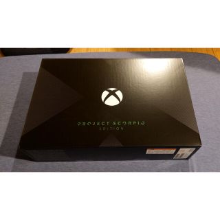 マイクロソフト(Microsoft)の【限定版】Xbox one x Scorpio edition　(家庭用ゲーム機本体)