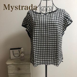 マイストラーダ(Mystrada)のMystrada★マイストラーダ★ギンガムチェックトップス(シャツ/ブラウス(半袖/袖なし))