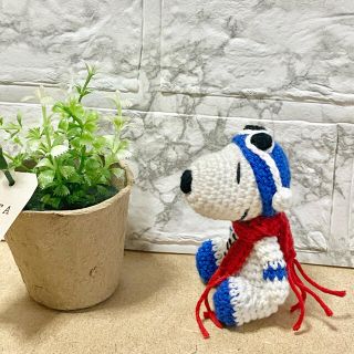 ハンドメイド　編みぐるみ　わんこ　犬　チャーム　インテリア　(あみぐるみ)