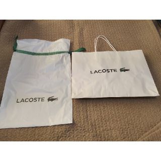 ラコステ(LACOSTE)のラコステLACOSTE　ショップ紙袋　プレゼント袋(ラッピング/包装)