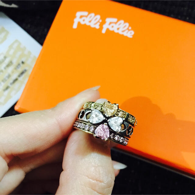 Folli Follie(フォリフォリ)のフォリフォリ 3連リング レディースのアクセサリー(リング(指輪))の商品写真