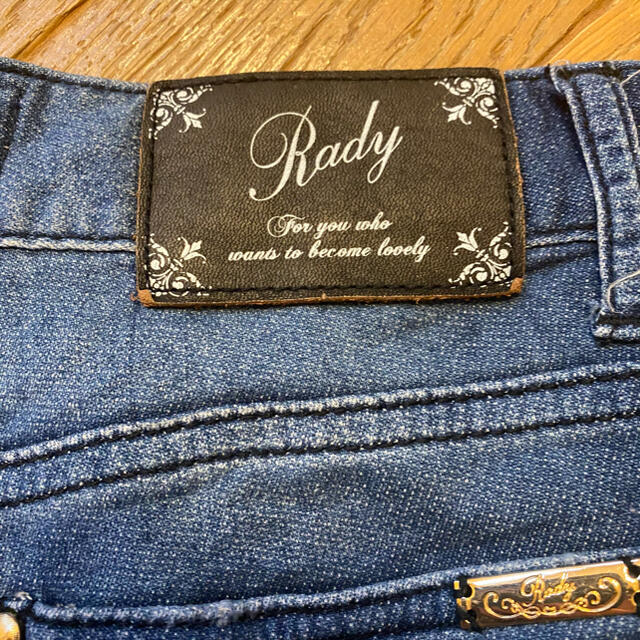Rady(レディー)のrady スウェット デニム レディースのパンツ(デニム/ジーンズ)の商品写真