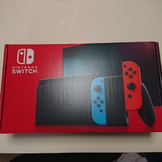 ニンテンドウ(任天堂)の新品 未開封 任天堂 ニンテンドースイッチ (L)ネオンブルー/(R)レッド(家庭用ゲーム機本体)