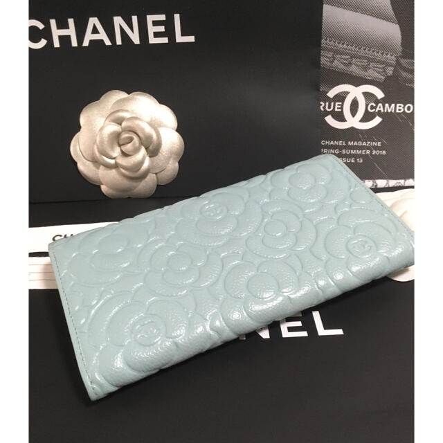 CHANEL(シャネル)のTinny様専用♡ 超美品★ シャネル カメリア  長財布 29番台 正規品 レディースのファッション小物(財布)の商品写真