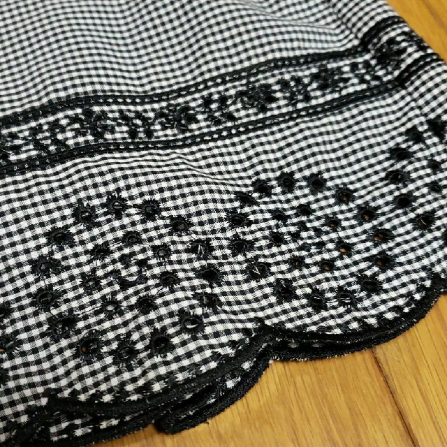 ❤COVELY❤ボックスプリーツスカート❤春夏物/刺繍/ギンガムチェック レディースのスカート(ひざ丈スカート)の商品写真