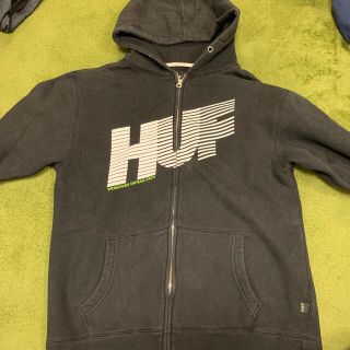 ハフ(HUF)のHUF パーカー　ブラック(パーカー)