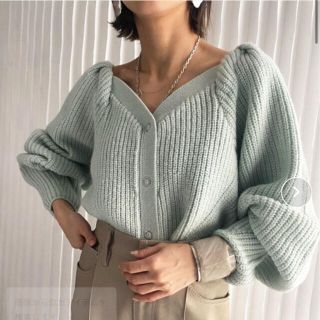 アメリヴィンテージ(Ameri VINTAGE)のAMERI vintage2WAY PUFF CARDIGAN  カーディガン(カーディガン)