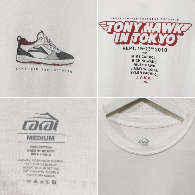 Lakai(ラカイ)のM トニーホーク TONY HAWK ラカイ LAKAI Tシャツ 1st 限定 メンズのトップス(Tシャツ/カットソー(半袖/袖なし))の商品写真