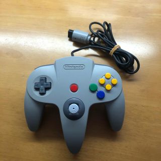 ニンテンドウ64(NINTENDO 64)のニンテンドー64 コントローラー　グレー(その他)