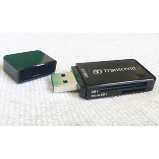 トランセンド(Transcend)のTranscend USBカードリーダー SDカード・micro SDカード対応(PC周辺機器)