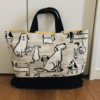 マリーナ様専用◆ 入園入学グッズ　ハンドメイド　レッスンバッグ&着替え袋　dog(バッグ/レッスンバッグ)