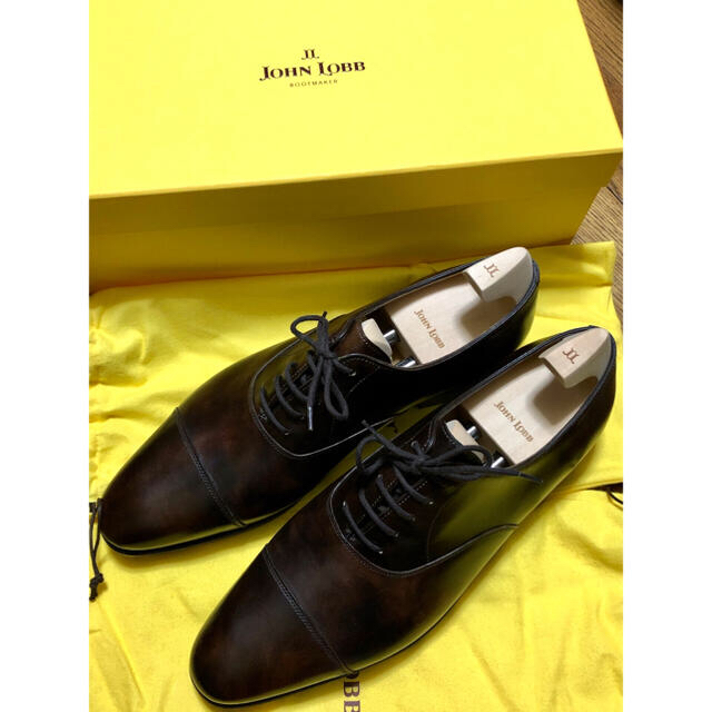 【未使用】JOHN LOBB シティ2 8.5E ダークブラウン シューツリー付