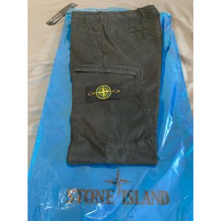 ストーンアイランド(STONE ISLAND)のStone Island カーゴパンツ　ブラック(ワークパンツ/カーゴパンツ)