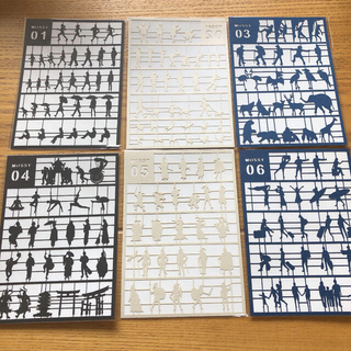 フェリシモ(FELISSIMO)のフェリシモ  コケさんぽプログラム　紙製フィギュアシート6枚(その他)