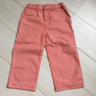 プチバトー(PETIT BATEAU)のプチバトー 24m/86cm 赤ストライプパンツ(パンツ/スパッツ)