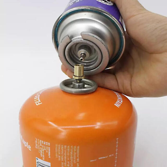 ガス詰め替えアダプター　ゴムパッキン3個付き スポーツ/アウトドアのアウトドア(ストーブ/コンロ)の商品写真