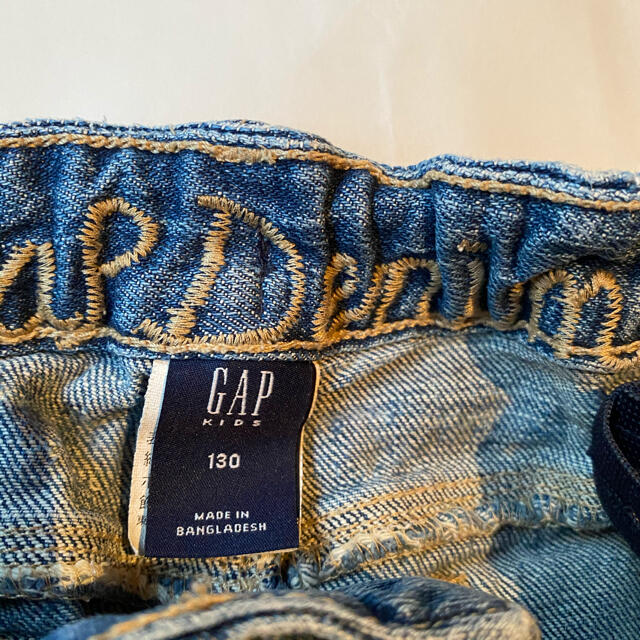 GAP Kids(ギャップキッズ)の【値下】GAPデニムスカート⭐︎130 キッズ/ベビー/マタニティのキッズ服女の子用(90cm~)(スカート)の商品写真