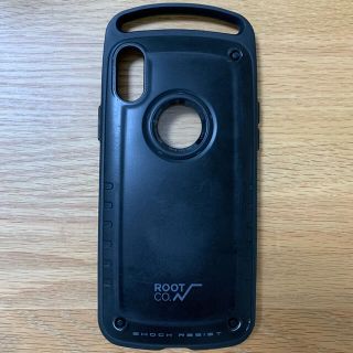 ビームス(BEAMS)のRoot.coスマホケースiPhone XS用ブラック(iPhoneケース)