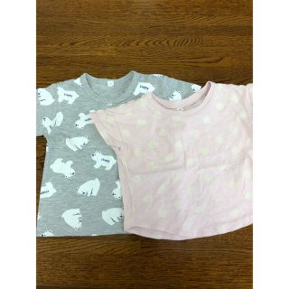 ムジルシリョウヒン(MUJI (無印良品))の半袖Tシャツ2枚セット(Ｔシャツ)