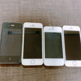 アイフォーン(iPhone)のiPhone4 iPhone4s iPhone5s(2つ) まとめ売り(スマートフォン本体)