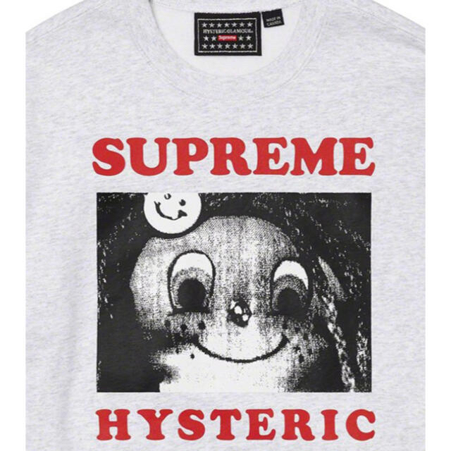 国産新作 Supreme - Supreme HYSTERIC GLAMOUR Crewneck Sサイズの通販 ...