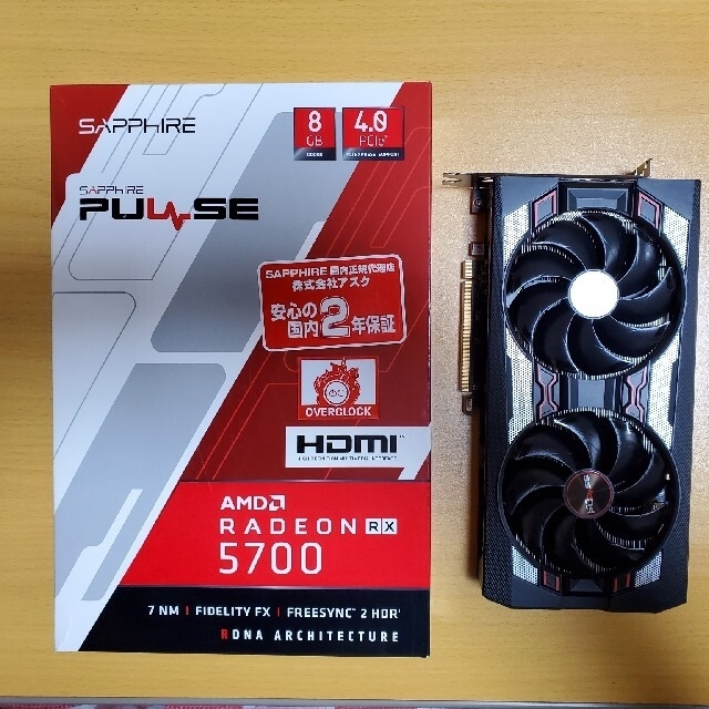 SAPPHIRE PLUSE RADEON RX5700PC/タブレット