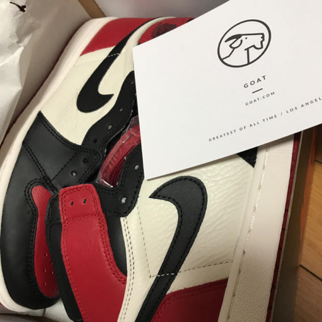 お得な情報満載 NIKE - AIR JORDAN1 BRED TOE スニーカー お得な情報満載 NIKE - AIR JORDAN1 BRED TOE スニーカー