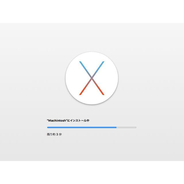 Apple(アップル)のUSBメモリー 16GB (Mac OSX 10.11 El Capitan) スマホ/家電/カメラのPC/タブレット(その他)の商品写真