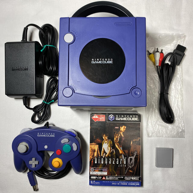 【メンテ清掃済み】GC ゲームキューブ バイオレット バイオ0 メモリー59付き | フリマアプリ ラクマ