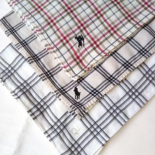 バーバリー(BURBERRY)のハンカチ 中古 BURBERRY(ハンカチ/ポケットチーフ)