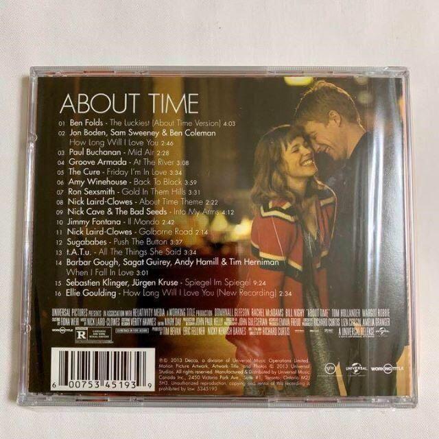 AboutTime サウンドトラックCD エンタメ/ホビーのCD(映画音楽)の商品写真