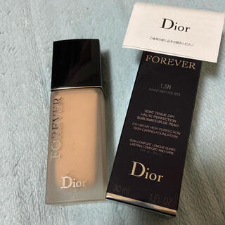 ディオール(Dior)のDior リキッドファンデーション 1.5N 9割以上残量(ファンデーション)
