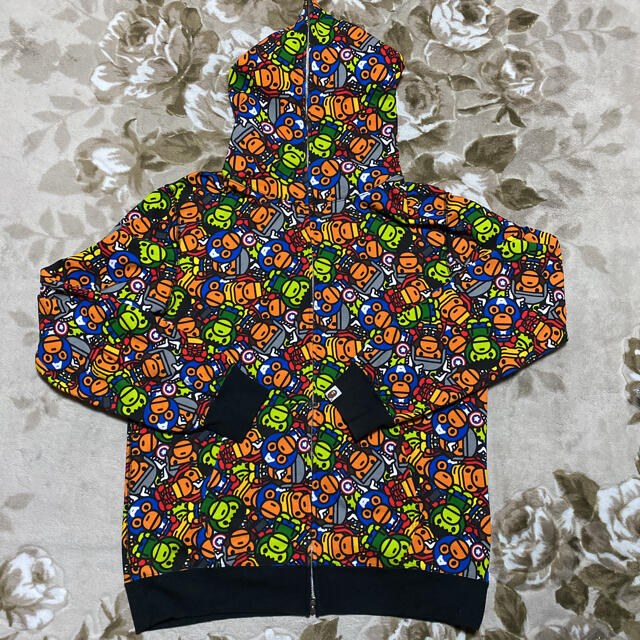 A BATHING APE - APE BAPE KAWS MARVEL マーベル BABY MILO パーカーの ...