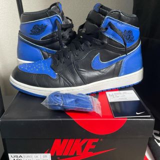 ナイキ(NIKE)のNIKE AIR JORDAN 1 RETRO HI OG ROYAL ロイヤル(スニーカー)