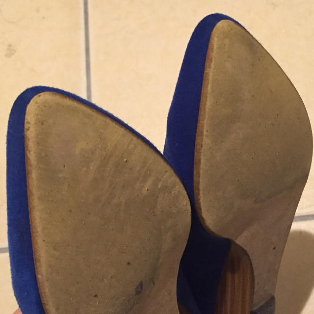 TOMORROWLAND(トゥモローランド)のフラットシューズ ブルー 24センチ レディースの靴/シューズ(バレエシューズ)の商品写真