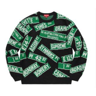 シュプリーム(Supreme)の21SS Supreme Street Signs Sweater(ニット/セーター)