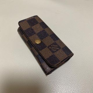 ルイヴィトン(LOUIS VUITTON)の(美品) ルイヴィトン ダミエ 4連キーケース(キーケース)