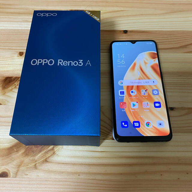 OPPO Reno3 A 6GB 128GB 国内simフリー版ブラックスマホ/家電/カメラ