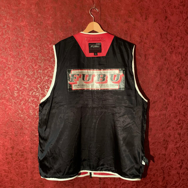 FUBU - 【超激レア】FUBU レザーレーシングベスト リバーシブル