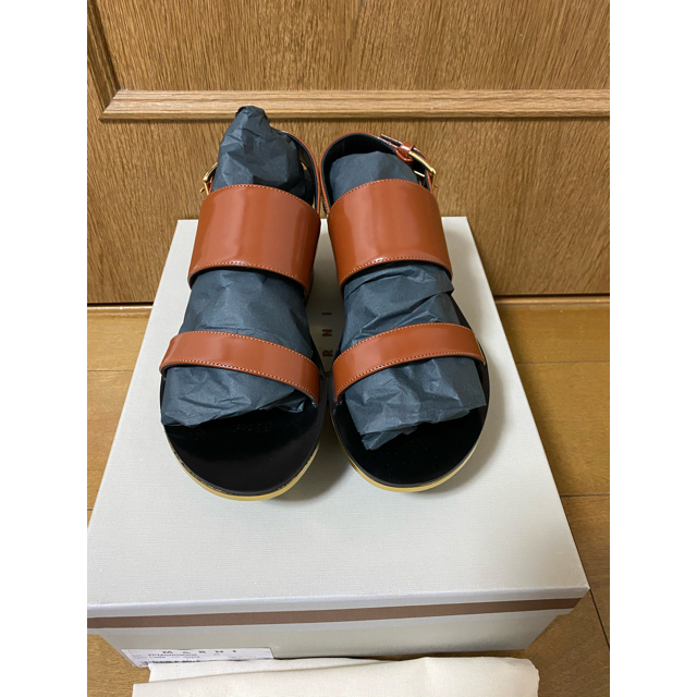 Marni(マルニ)の新品 Marni マルニ サンダル ブラウン プラットフォーム スポーツサンダル レディースの靴/シューズ(サンダル)の商品写真