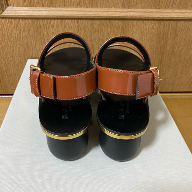 Marni(マルニ)の新品 Marni マルニ サンダル ブラウン プラットフォーム スポーツサンダル レディースの靴/シューズ(サンダル)の商品写真