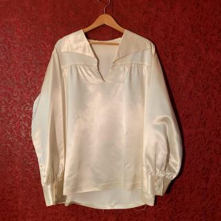 マルタンマルジェラ(Maison Martin Margiela)の【Vintage】50‘s シルクスキッパーシャツ ドレッシー(シャツ)