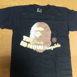 アベイシングエイプ(A BATHING APE)の【レア】エイプ　Tシャツ　ブラック(Tシャツ/カットソー(半袖/袖なし))