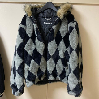 シュプリーム(Supreme)のSupreme 18aw  diamond faux fur jacket (ブルゾン)